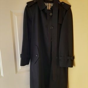 Burberry Women's Trenchcoat, Black, Size 12 US